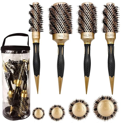 Aozzy Round Brush Set for Blow Drying, Professional Hair