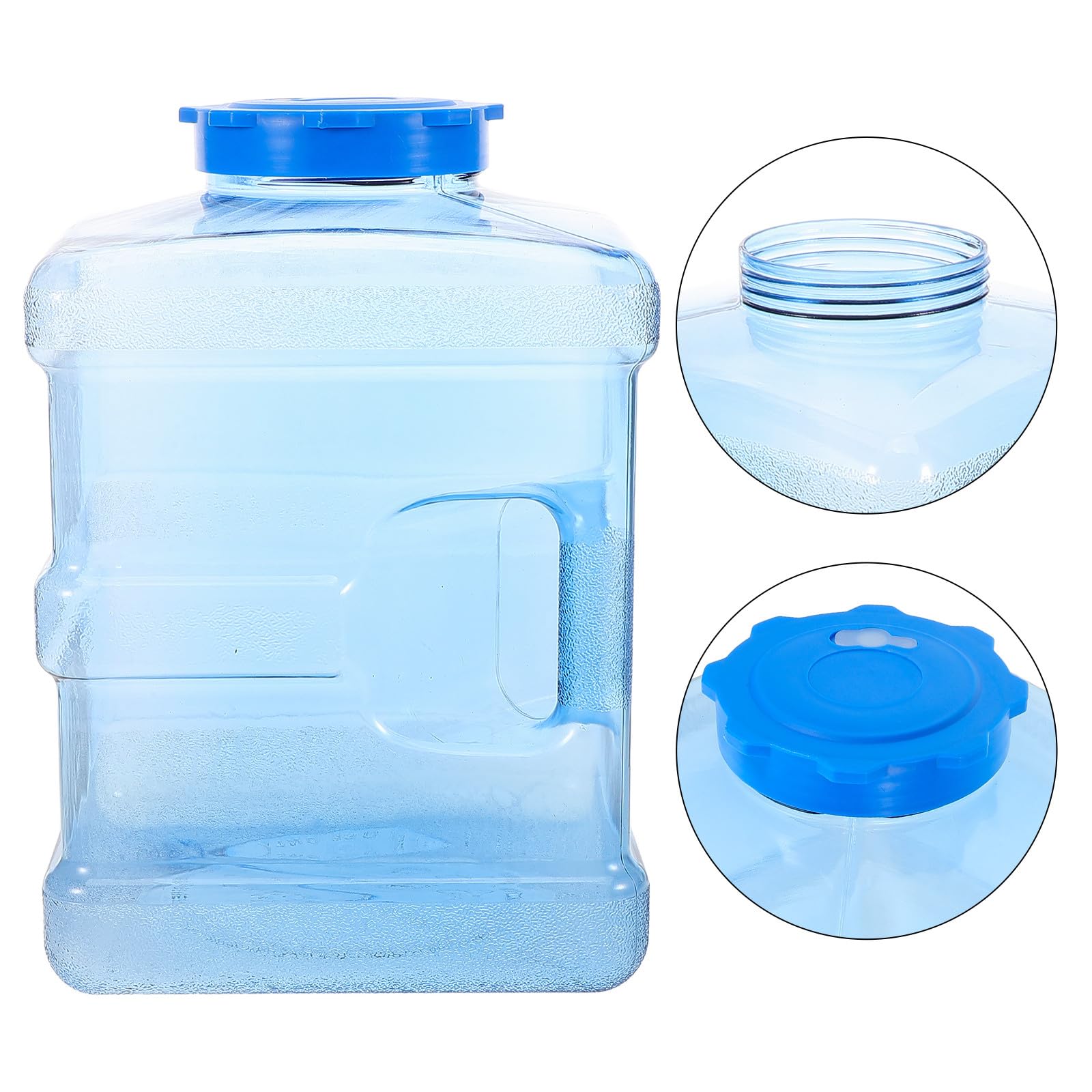 ULTECHNOVO Camping Wasserkanister 10 L aus Pvcpc mit Griff Tragbarer Wasserbehälter für Trinkwasser Outdoor Wasserspeicher für Camping Haushalt und Auto