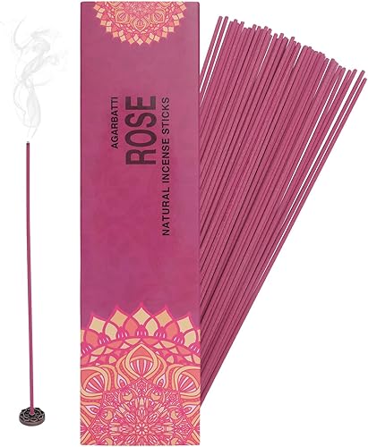 Miniatura 2 de Varillas de incienso rosa  Aroma de larga duración para positividad  Aromaterapia para aliviar el estrés  Paquete de 252 varillas