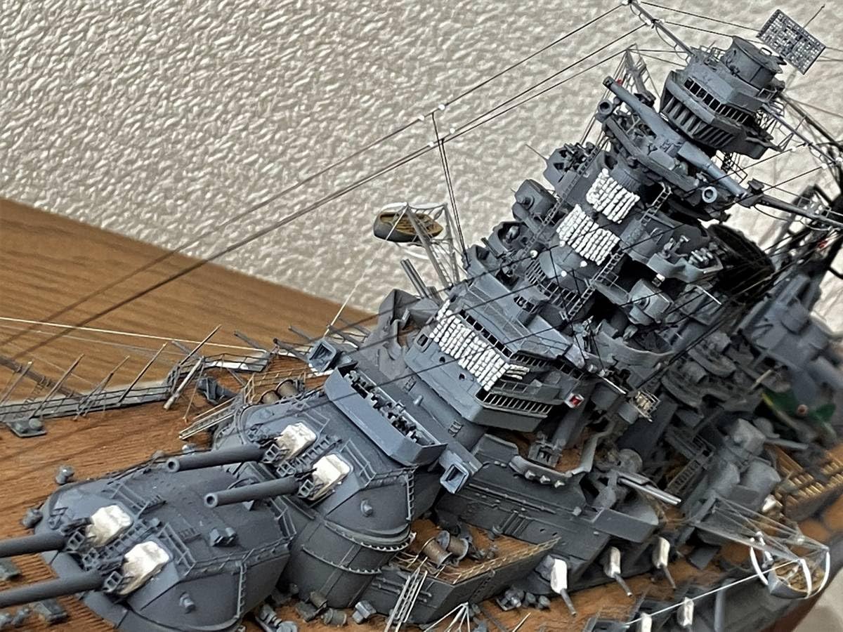 Amazon | 完成品 1/350 戦艦 長門 1944年 アクリルケース付属 
