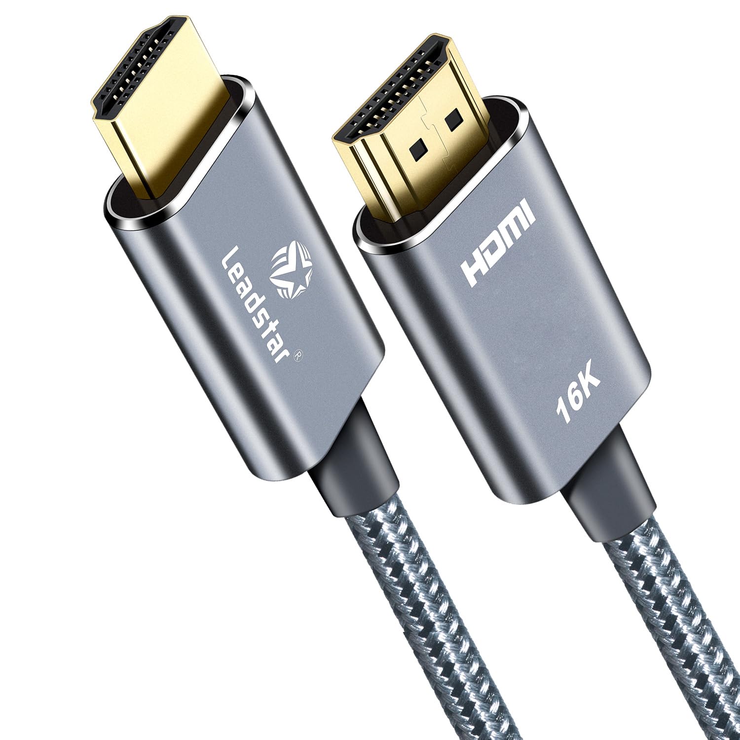 Cable HDMI 2.2 de 16 K de 3 pies, 96 Gbps de alta velocidad, 16 K a 60 Hz 8 K a 120 Hz 4K a 480 Hz, cable HDMI con eARC, HDCP 2.2 y 2.3, HDR10, eARC, VRR y ALLM, HDMI trenzado para PS5, Xbox Series X