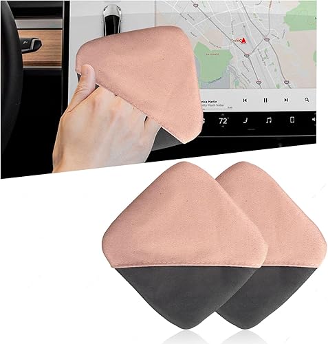 Miniatura 12 de Limpiador de Pantalla de Coche, Toallita de Limpieza de Pantalla de Microfibra, Paño Limpiador de Pantalla Táctil Plegable para Tablero de Vehículo