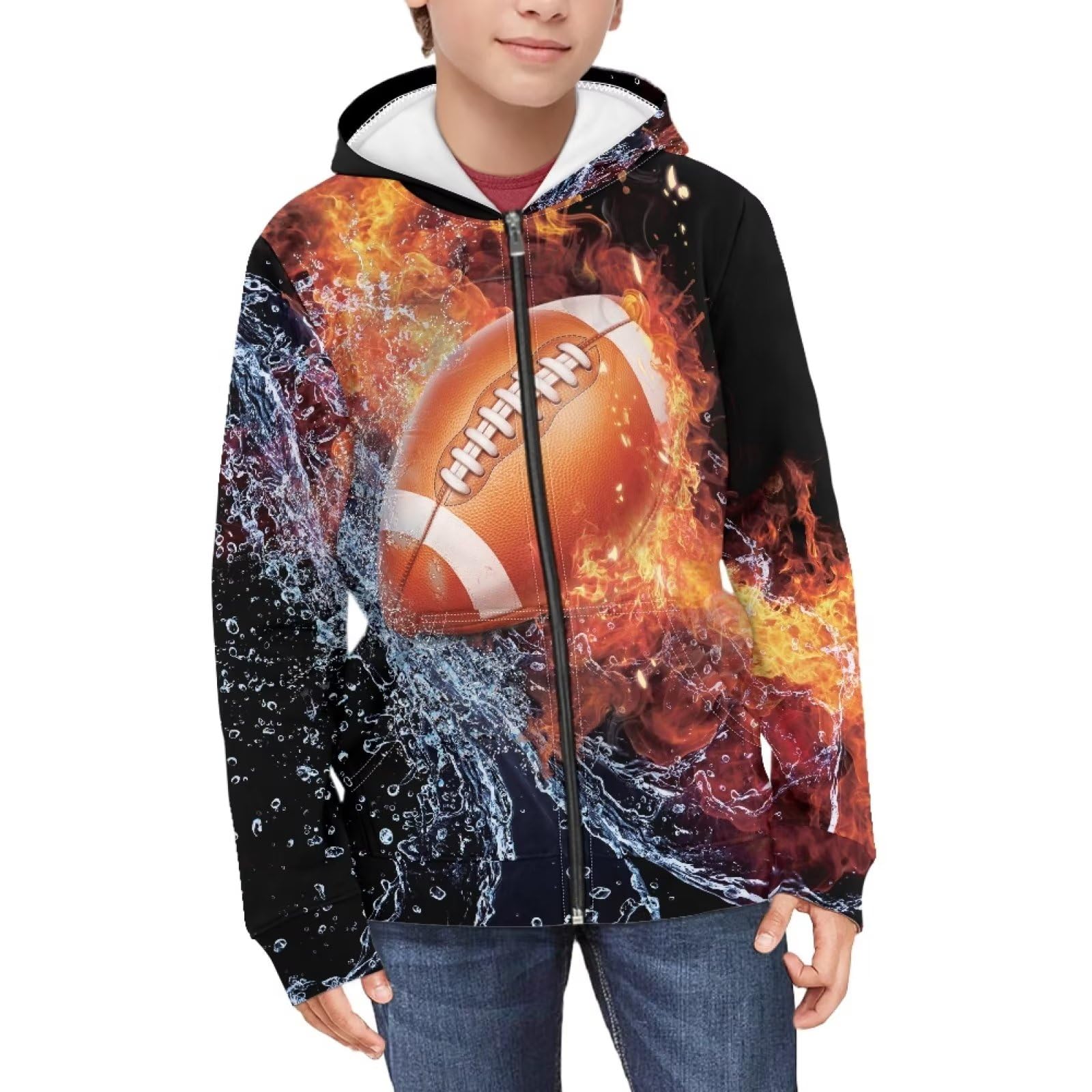 DrydeepinAge 6-17 Year Old Kids Hoodies for Teen Girls Boys Hoody Jacket Coats with Pocket