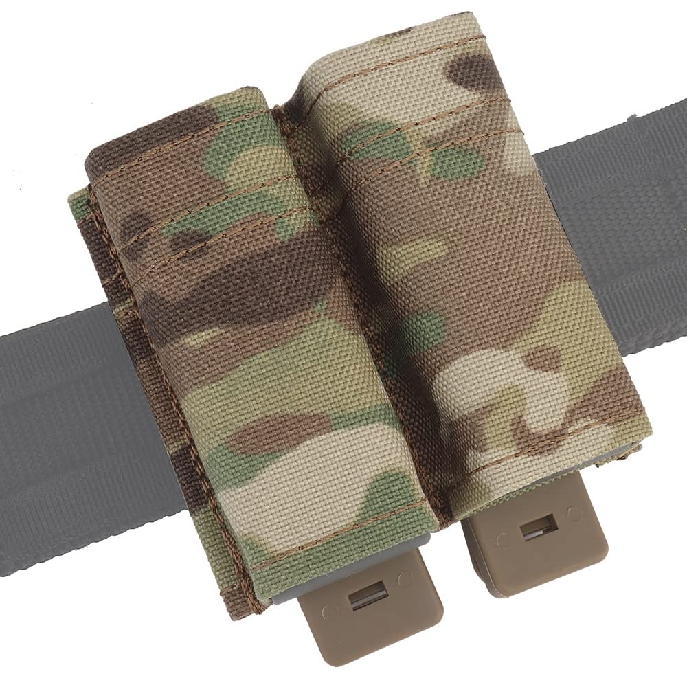 Pochette tactique de 9 mm pour magazine de chasse, pochette double pour magnésium, support de poche Molle pour airsoft (Couleur : MG F 04 RG, taille : S