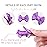 Mini Fully Lined Grosgrain Ribbon Hair Bows Clips for Baby Girls with Fine Hair - 40PCS (20 Color Pairs)