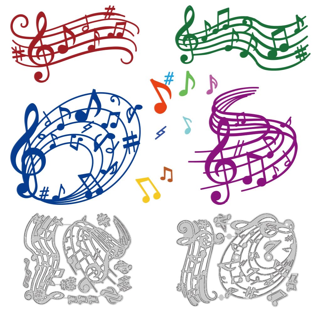 Matrices de découpe musique en métal pour personnaliser vos albums et invitations