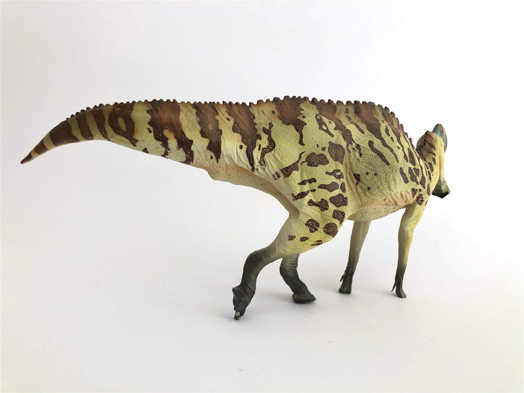 AMITD Corythosaurus Figure Realistic Hadrosauridae Dinosaur PVC Animal Model Decoration Gift