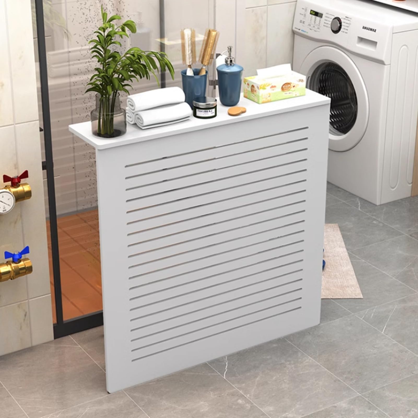 Decoración de radiador elegante L80 de diseño moderno para cubrir radiadores de agua