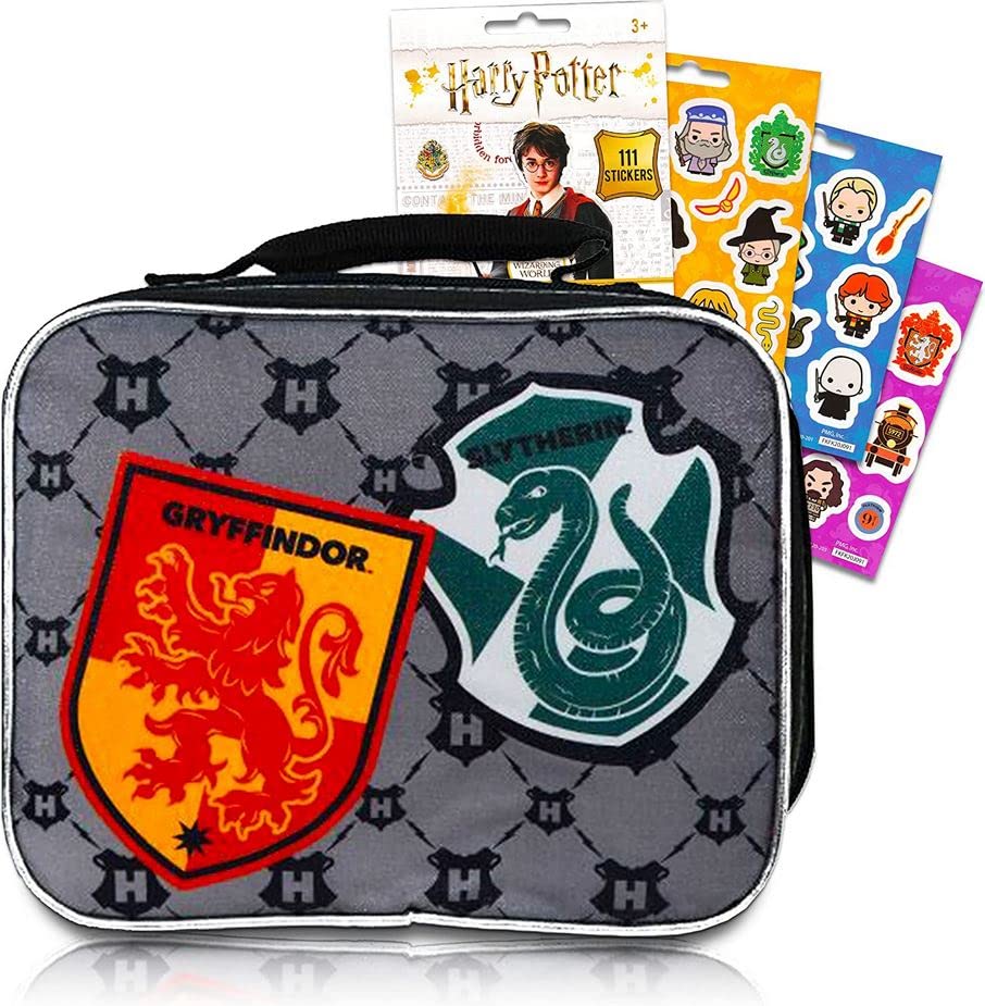 Wizarding World Deluxe Insulated Harry Potter Lunch Box Bundle with