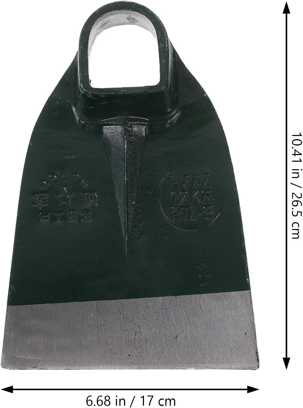 Stainless Steel Garden Hoe Head Portable Handheld Small Hoe for Weeding and Digging Soil, Outdoor Gardening Hoeing Tool Without Handle, Suitable for Flower Planting Random Style