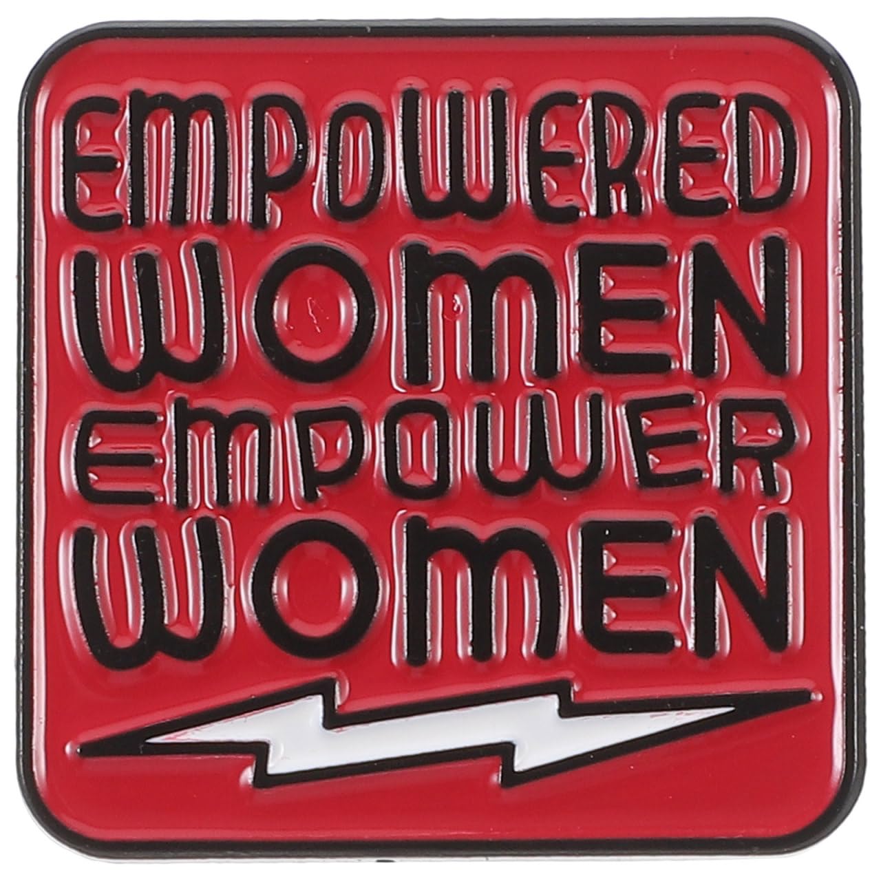 Holibanna Feminism Brooch Women Empower Letters Pin Creative Enamel Breastpin Chic Clothing Accessory for Women Rights
