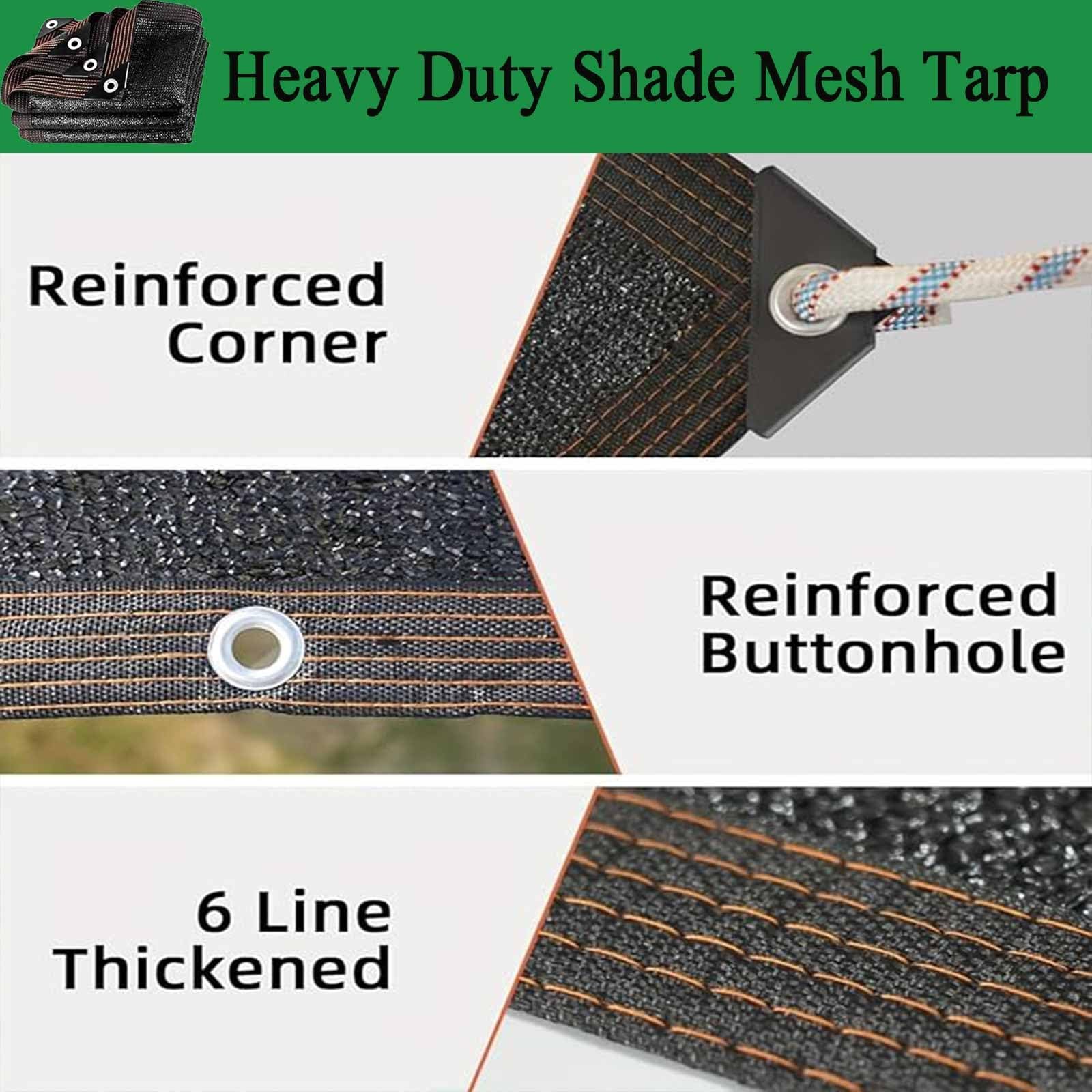 Gartentuch-Set, 4,6 x 7,2 m, 80 % Sonnencreme für Pflanzen, Outdoor-Schattennetz für Gemüse, Hitzeschutz, Reihenabdeckung, perfekte Lösung für Garten, Balkon und Pool