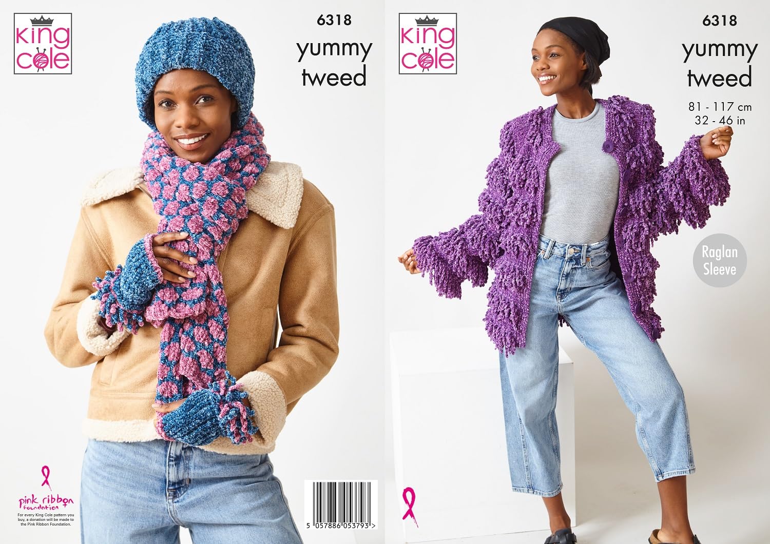 King Cole Knitting Pattern, Paper, Multicolor, 81cm – 117cm 32” – 46”