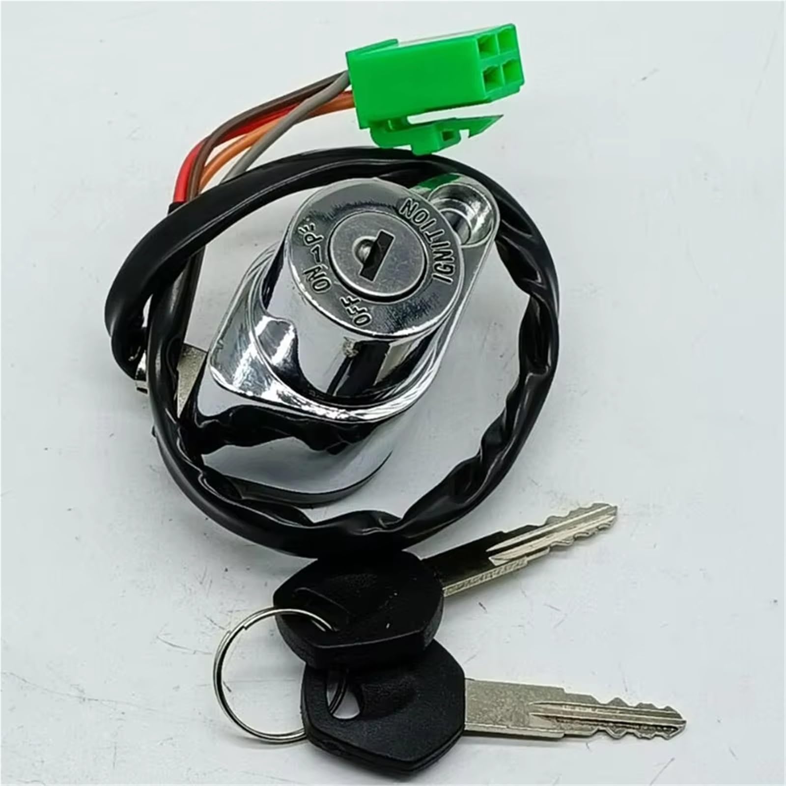 Moto Chiave Accensione Compatibile Con Suzuki Per VS800 Per Intruder 800 1992-2005 Set Di Chiavi Di Blocco Interruttore Di Avviamento Accensione Moto OEM: 37110-38A04 37110-38A03