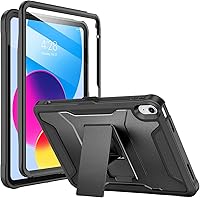 Vista 1 de Funda Soke para iPad (A16) de 11ª Generación de 11 pulgadas 2025, iPad de 10ª Generación de 10.9 pulgadas 2022, con protector de pantalla Azul