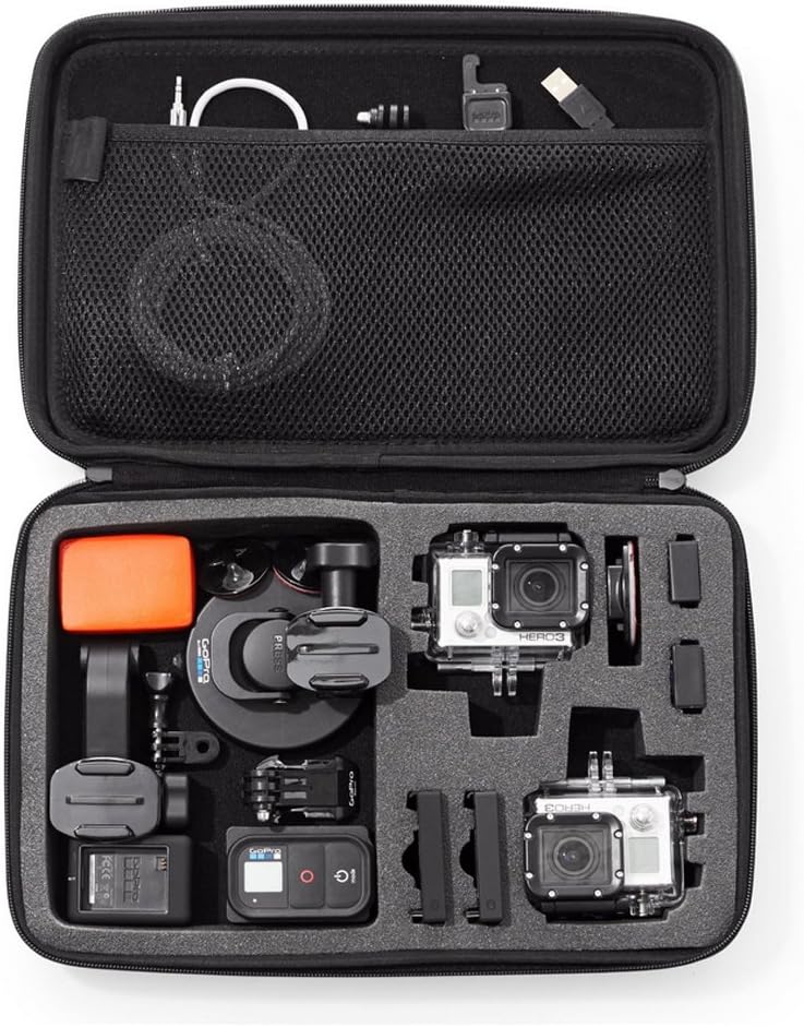 Carrying Case for Gopro Camera and Acessories - Large (Black)