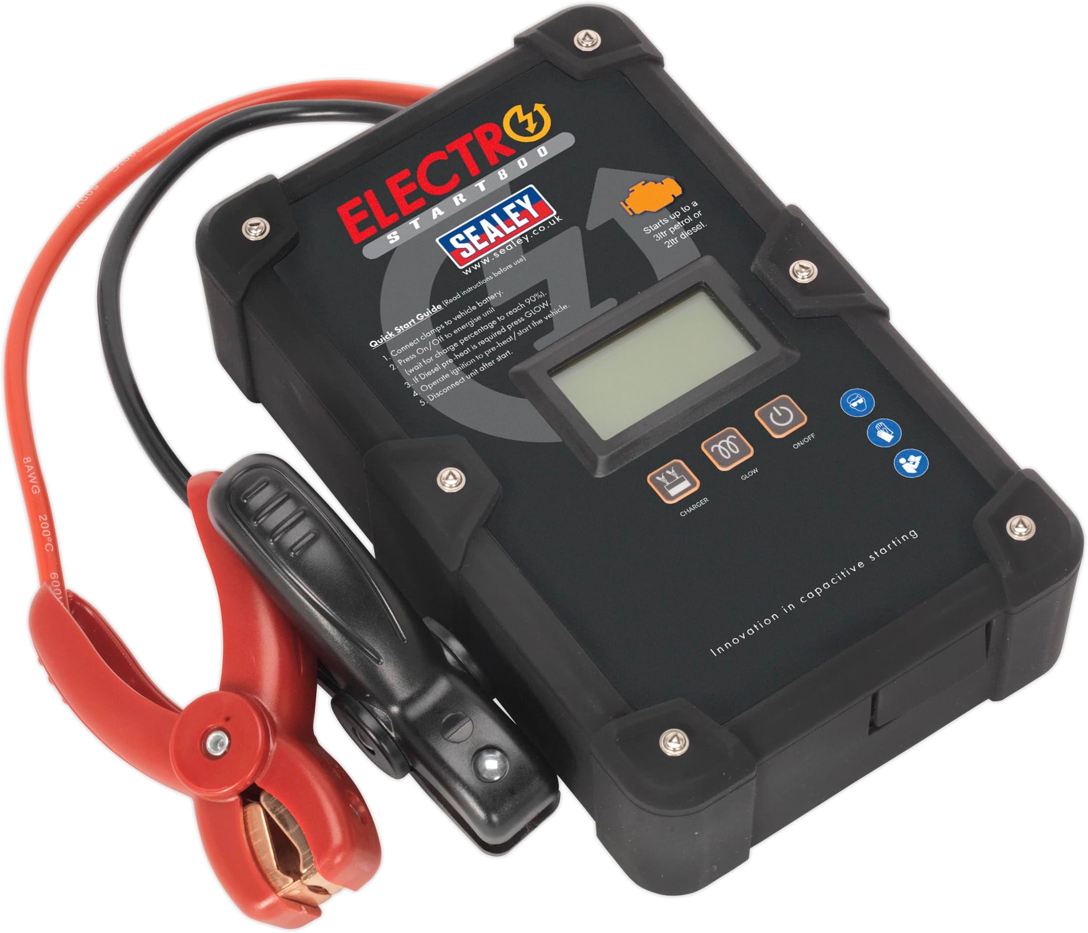 Sealey E/Start800 Electrostart Batteryless Power Start 800A 12V