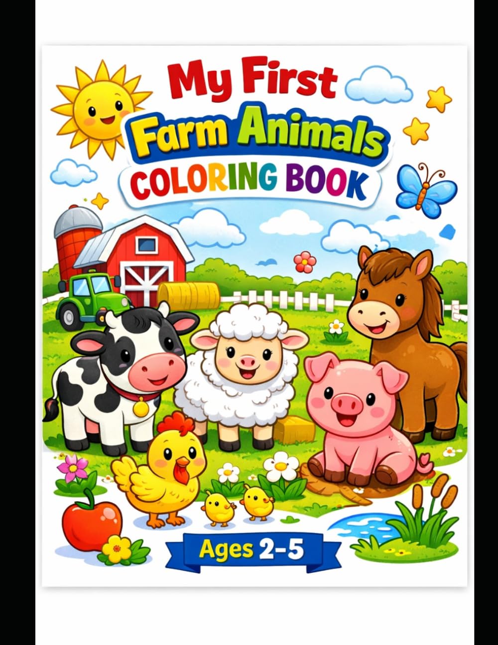 My First Farm Animals Coloring Book