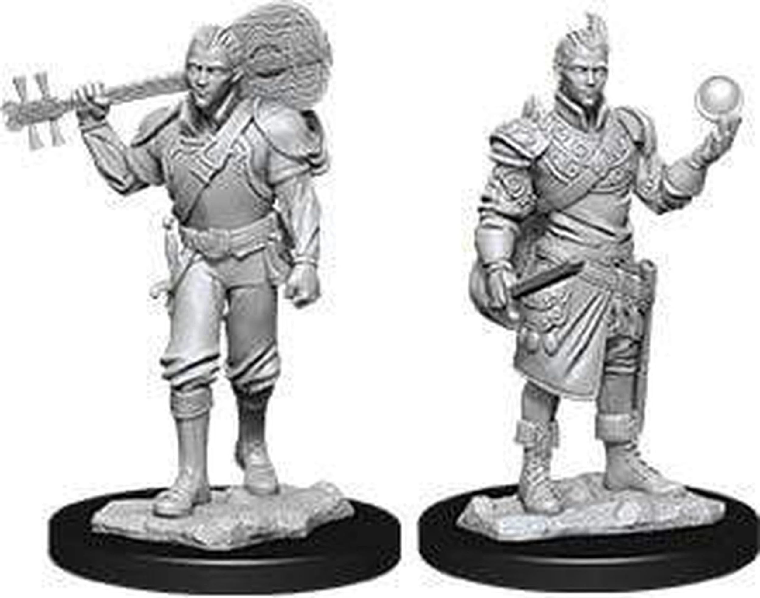 D&D Nolzur’s Marvelous – Elfe Barde Mâle, Figurine Non Peinte Pour Jeu De Rôle