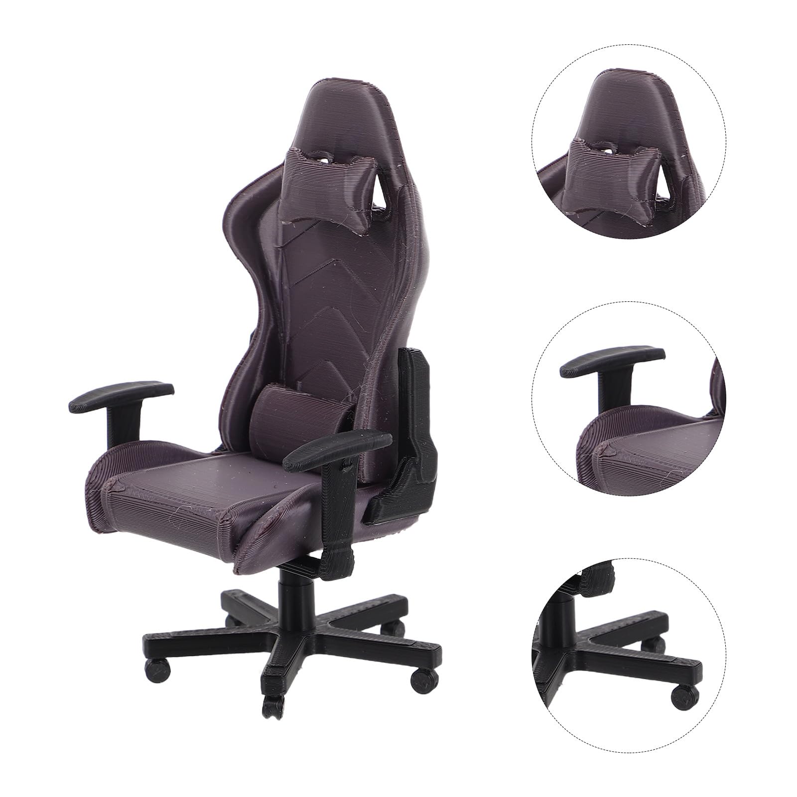 Toyvian Tiny Computer Chair Model - Image 4