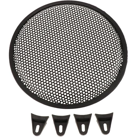 Benix 1Piece Speaker Grills Cover Case with 4Pcs Screws & 4P