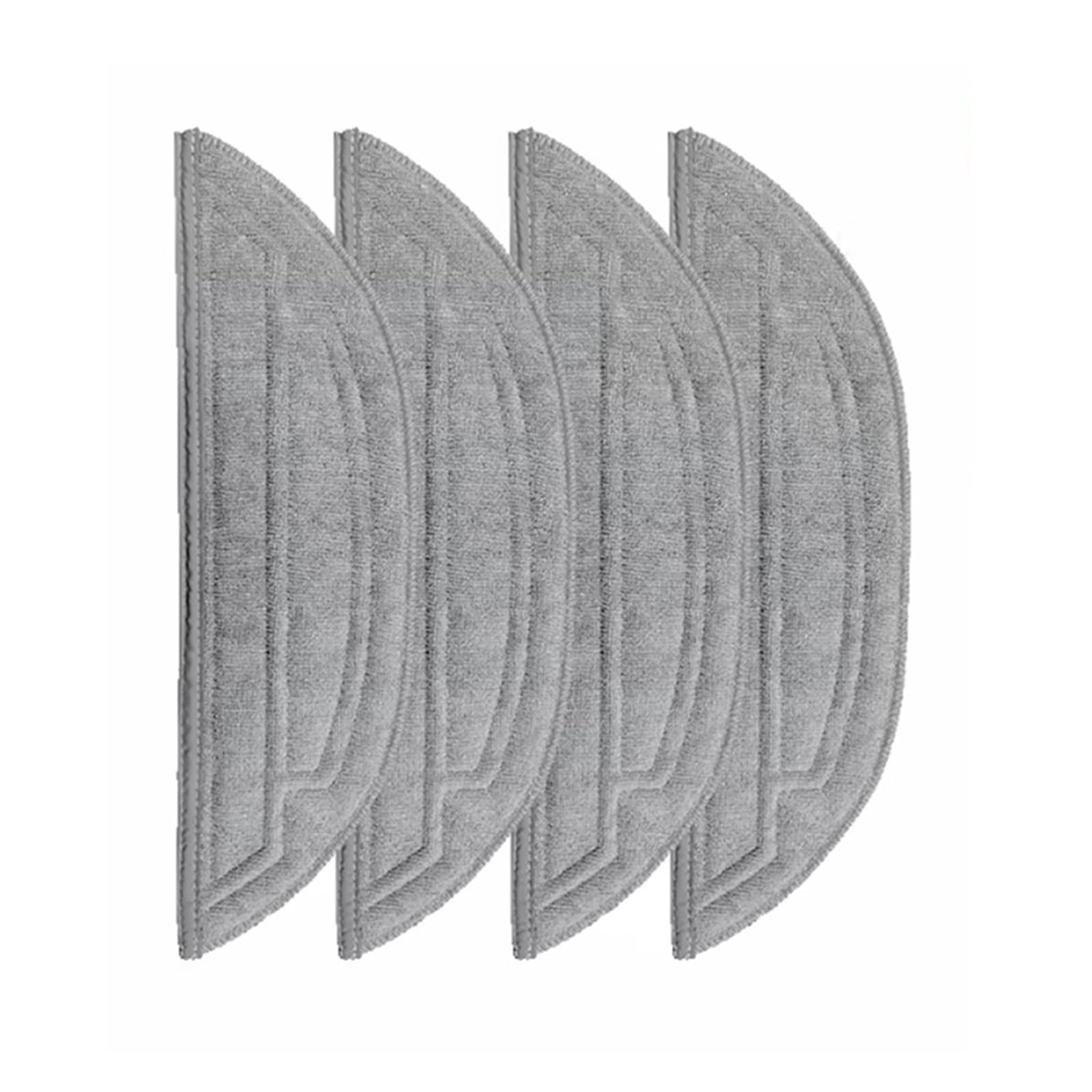 Shiketong B98A-Vacuum Mop Cloth Pads-4PCS Replacement,Compatible For Roborock,S8 Maxv Ultra Vacuum Cleaner Spare Parts
