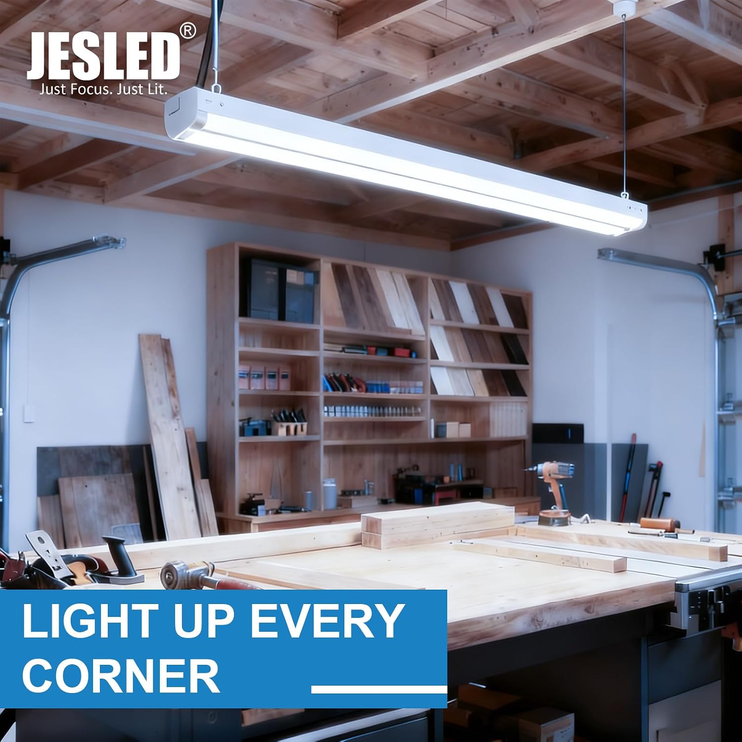 JESLED 3FT T8 LED Tube Light, 6000K Cool Bright White, 12 Pack image 5