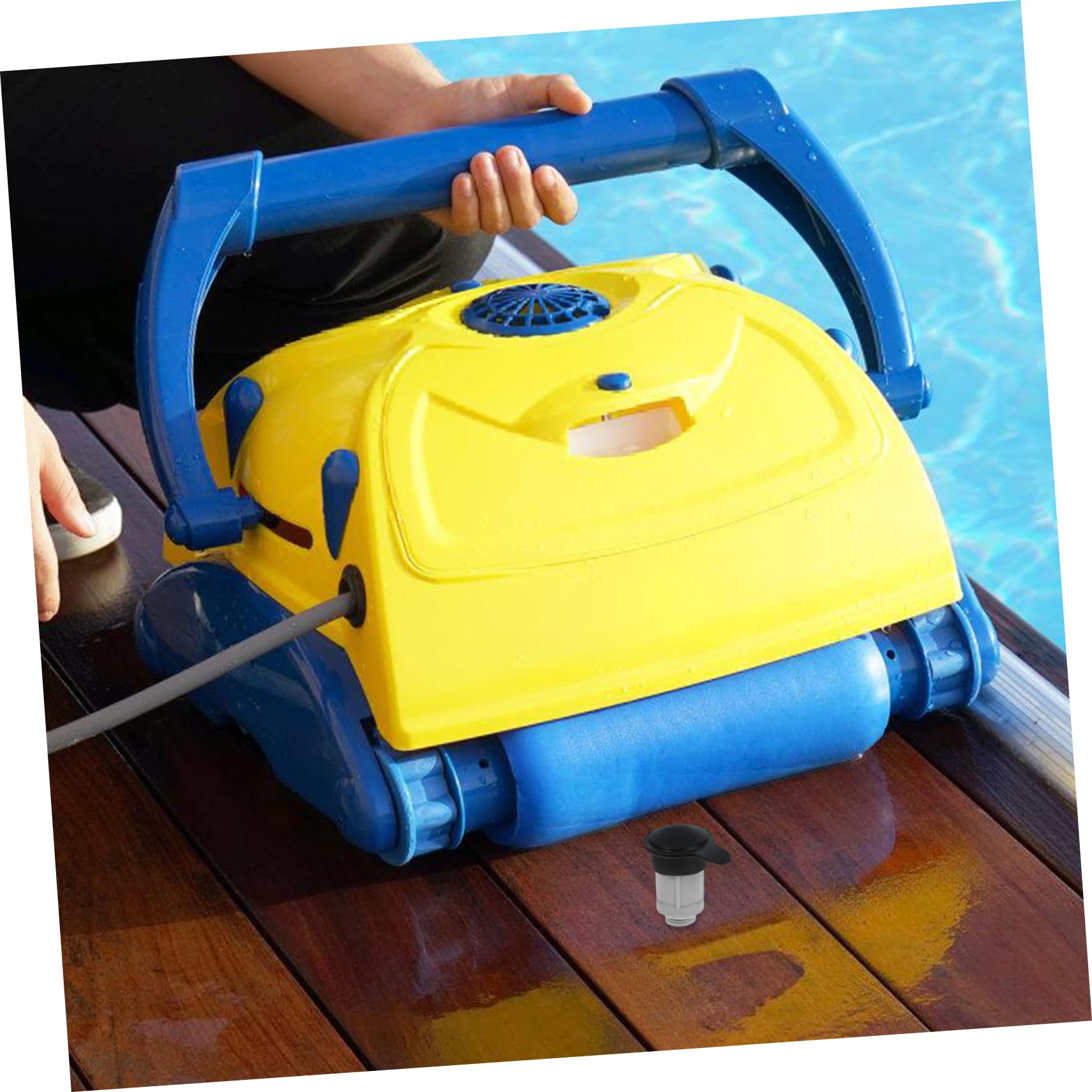 BESPORTBLE 2 Pezzi Valvola Iniezione Aria per Piscina Fuoriterra Compatibile Sfiato Rapido per Drenaggio e Gonfiaggio Ricambio con Connessione Adattatore per Manutenzione Efficiente