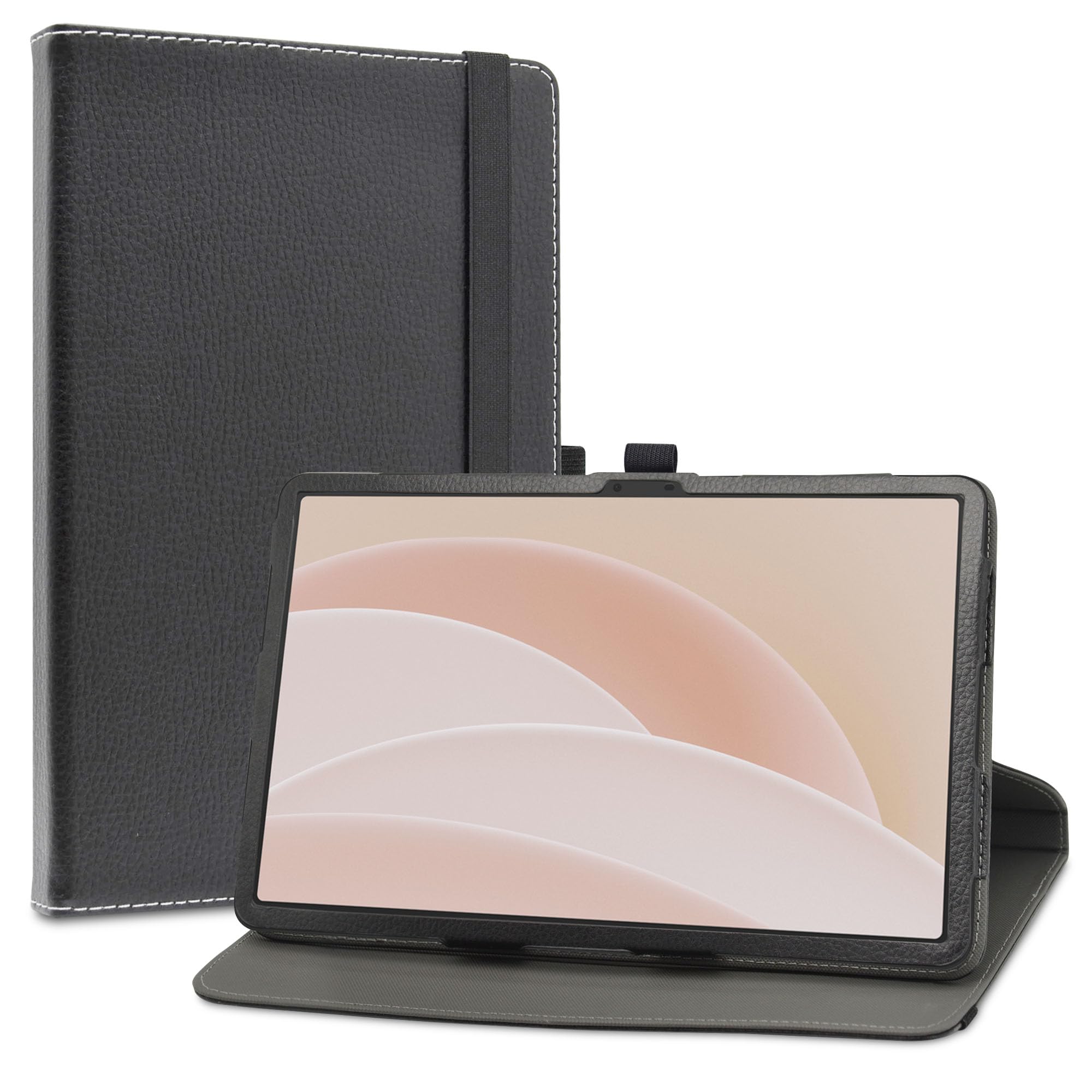 OUKITEL OT6 Tablette Coque LiuShan Noir en PU Cuir avec Support
