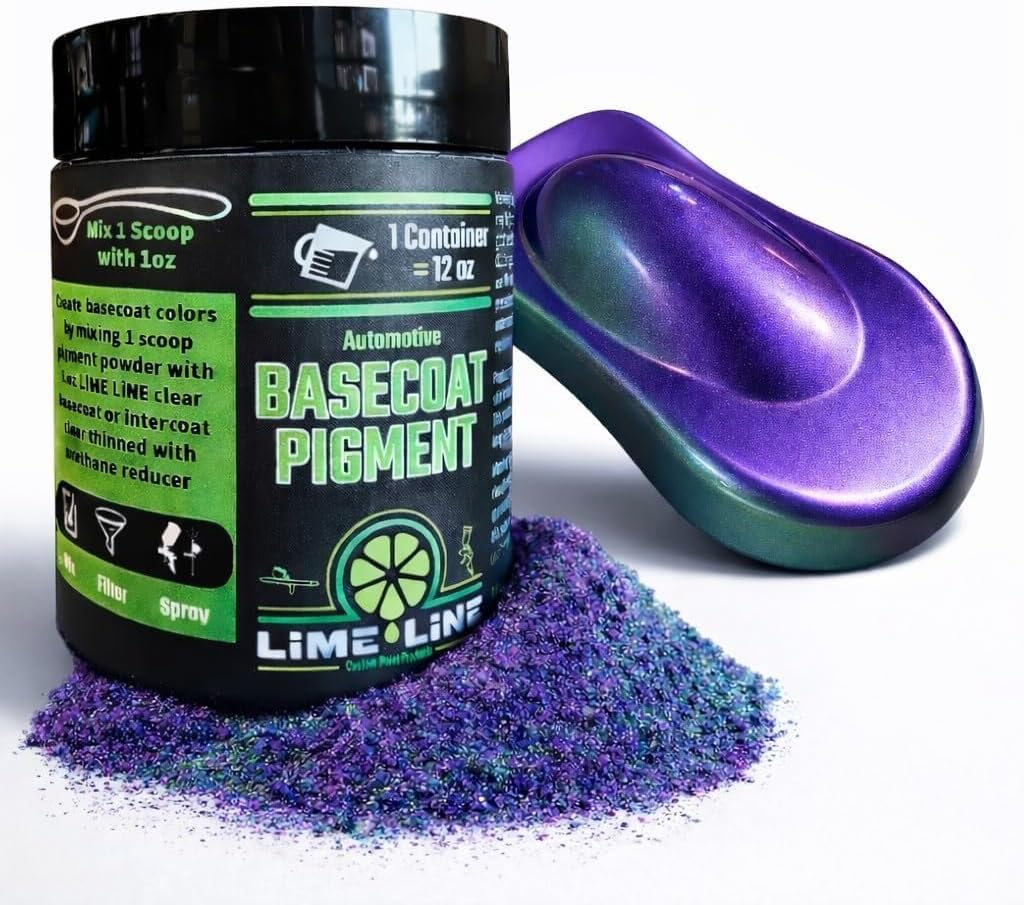LiME LiME Base coat Maker Chameleon Pearl, 25 Grams Color Changing Pigment Powder- (Chameleon Gold/Orange/Green)
