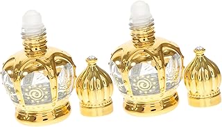8 Peças Garrafa De Perfume Bola Garrafa De Óleo De Vidro Recipiente De Terrário Garrafas De Rolo De Óleo Essencial Sub-Recipiente De Óleo Essencial Garrafas De Rolo Transparente