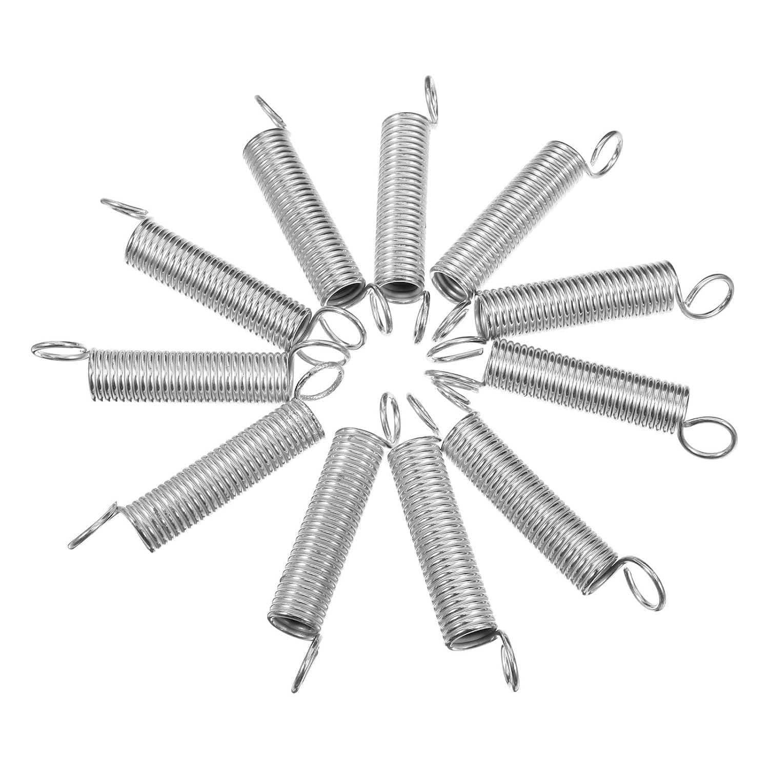 20pcs Small Springs Extension Kit Stainless Steel Wire Tension Hook Springs with Exceptional Elasticity and Dependable Performance for Ladder Feet and DIY Projects