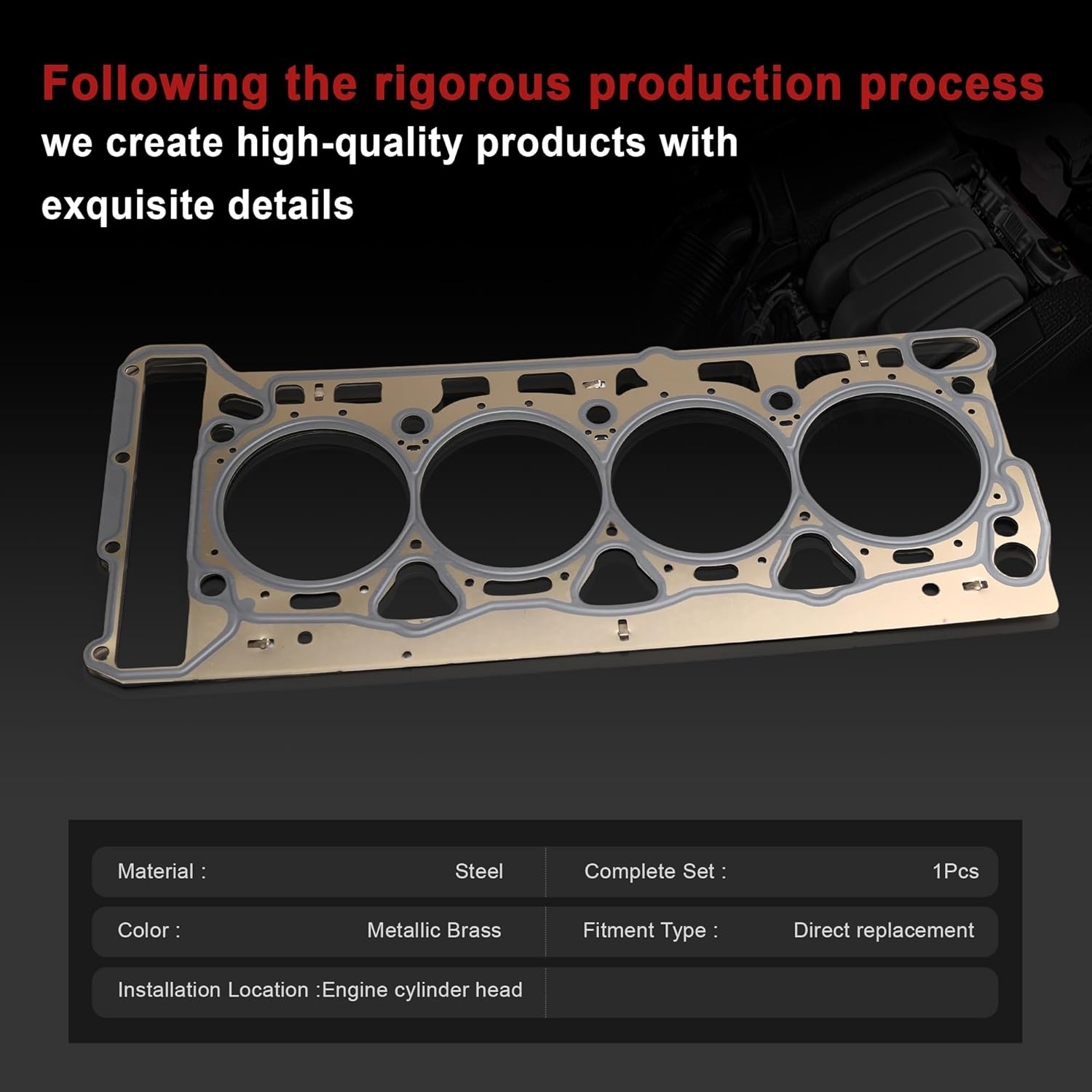 Engine Cylinder Head Gasket Replacement For AUDI A3 A4 A5 A6 A8 Q3 Q5 TT VW CC Eos Golf Jetta Passat Tiguan Amarok Transport Seat Skoda 1.8/2.0T