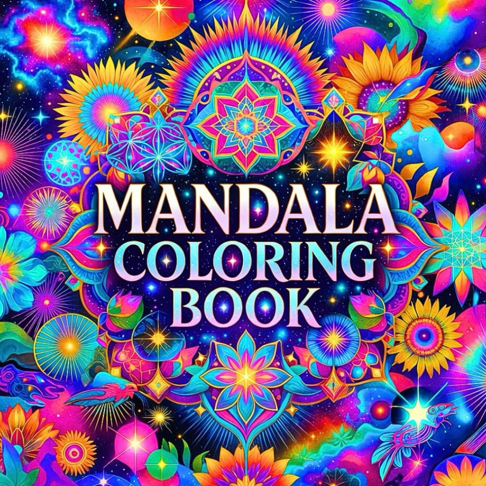 Mandala Coloring Book for Adult Mindful Relaxation and Emotional Calm Featuring Detailed Mandala Designs Created for Stress Reduction Mental Balance and Creative Coloring Therapy