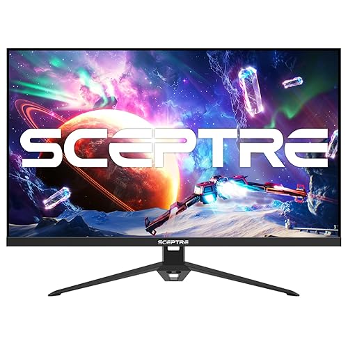 Sceptre IPS 24” Gaming Monitor 165Hz 144Hz Full HD (1920 x 1080) FreeSync Eye Care FPS RTS DisplayPort HDMI Build-in Speakers, Machine Black 2020 (E248B-FPT168) - IPS 24" 165Hz