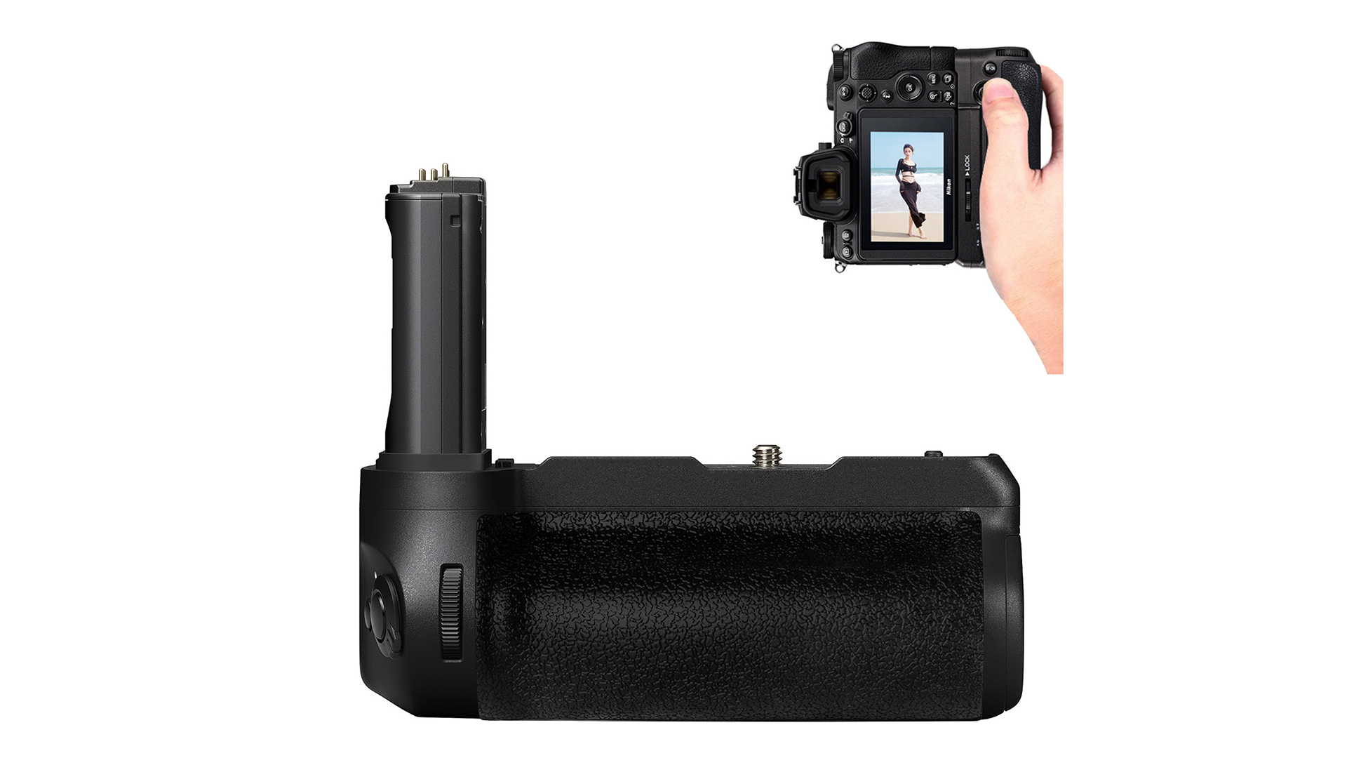 Fotga Poignée D'alimentation Verticale Pour Appareil Photo Reflex Numérique Nikon Z6 Z7, Support De Batterie Pour 2 Batteries EN-EL15b/EL15