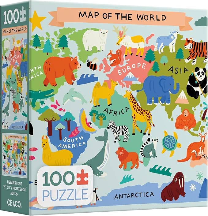 Ceaco Puzzle de Animales 100 Piezas para Niños 6-8 Años miniatura 4