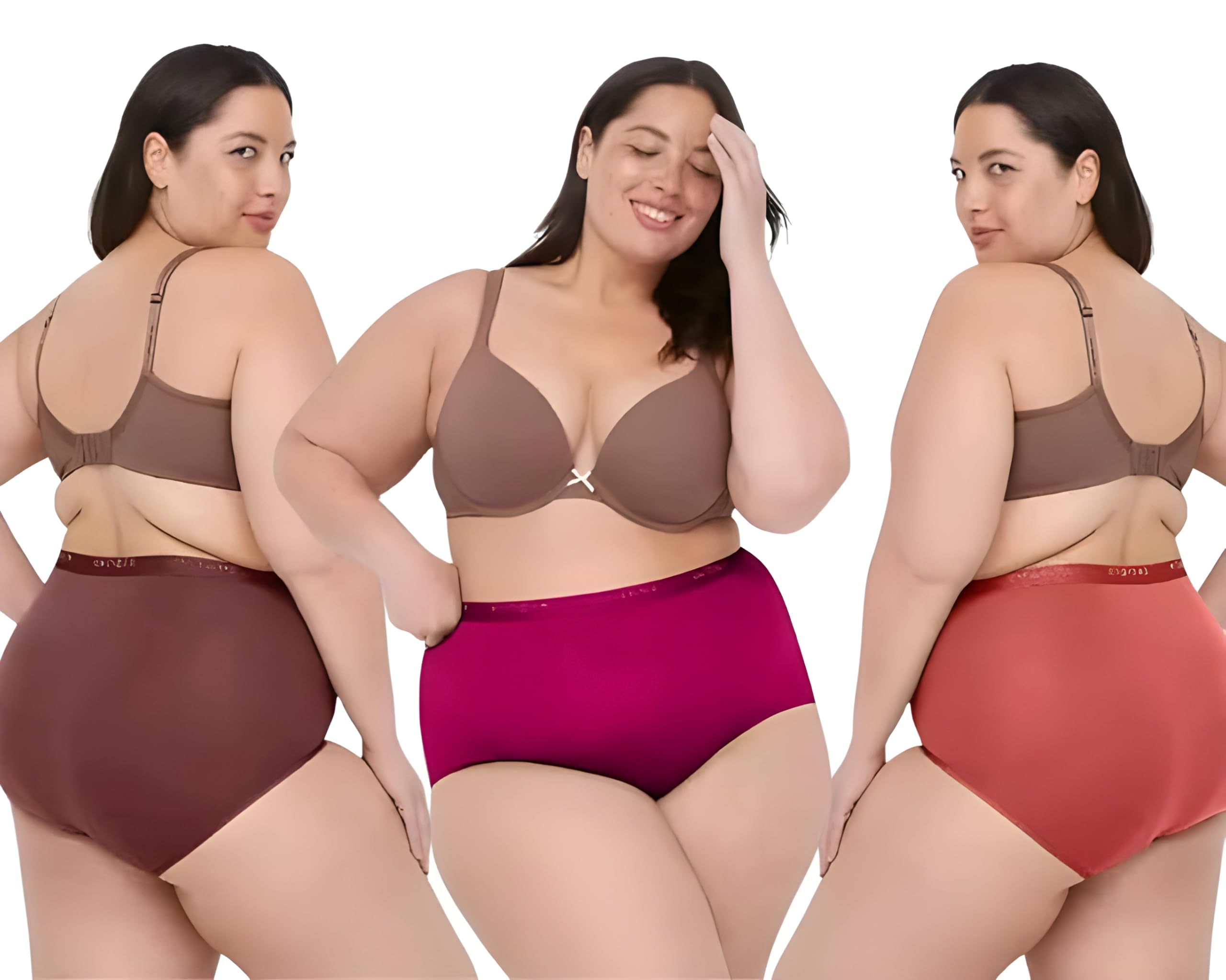 ragthm Women's Cotton Jumbo Size Panties, Big Size Panties, Plus Size Panties High Waist Hipsters | Super Soft Breathable Everyday Wear Panty Pack of 3-picture-38