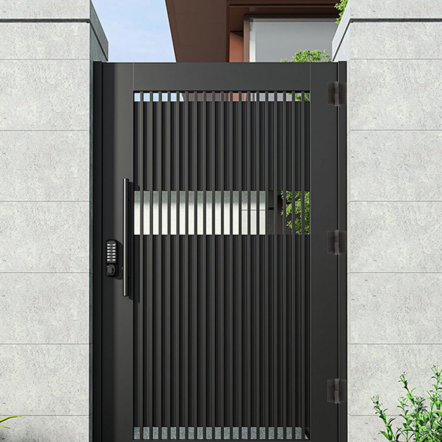 10 Pack 3.34" x 2.8" Weld Hinges, 3.5 mm Heavy Duty Steel Butt Hinges, Corrosion and Rust Resistant, Long-Lasting Hinges for Trailer Gates, Doors, and Heavy Gates.