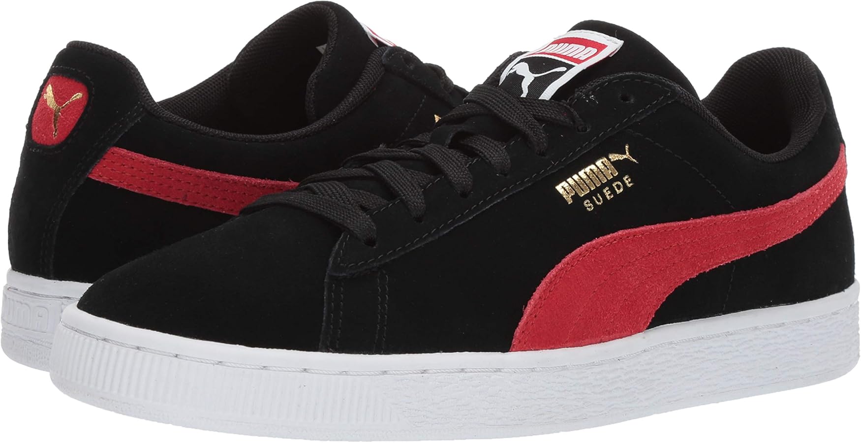 Amazon | PUMA メンズ スエード クラシック スニーカー, Puma ブラック