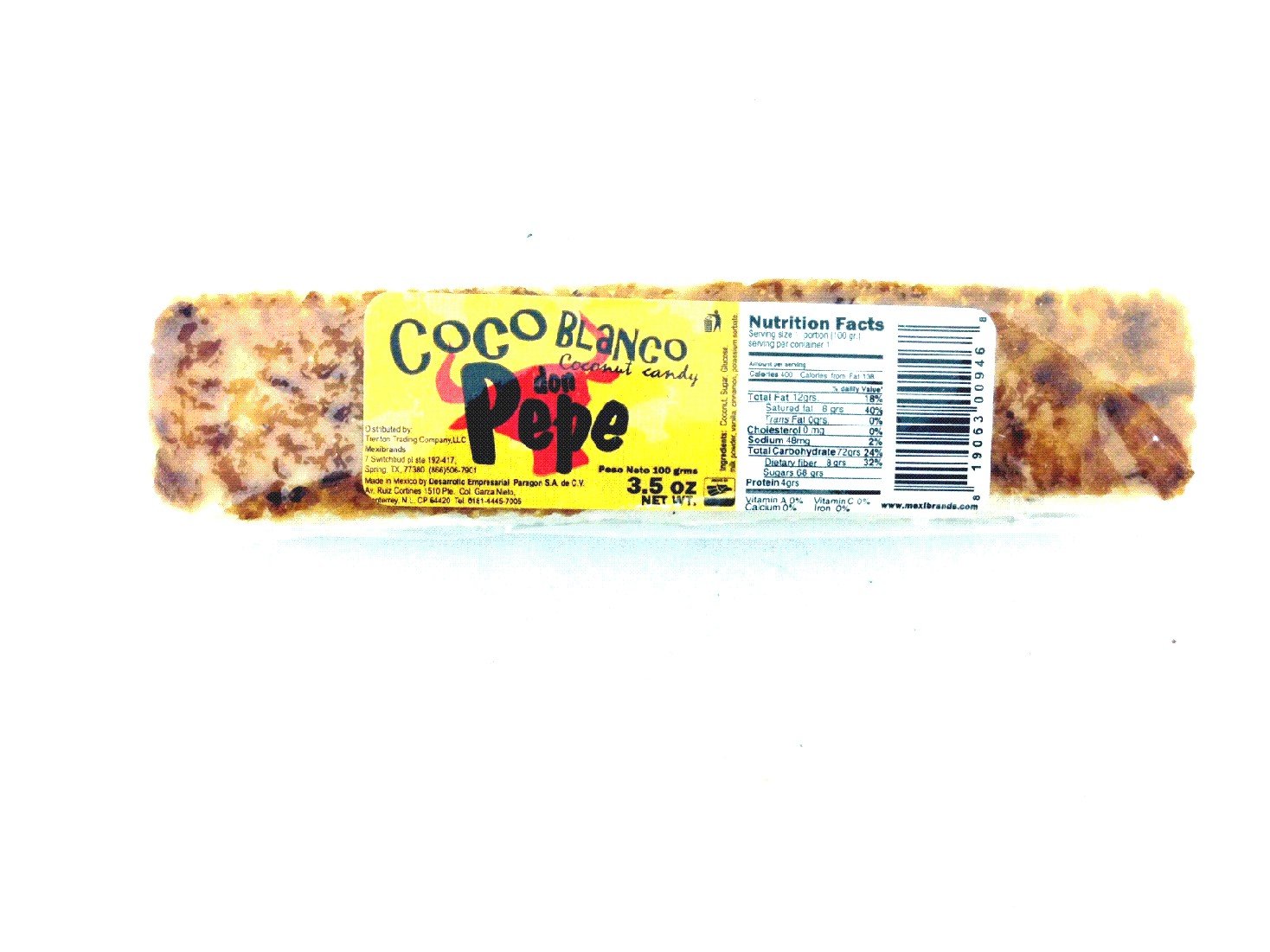 Coco Blanco - Don Pepe - Coconut Candy- 12 Pieces