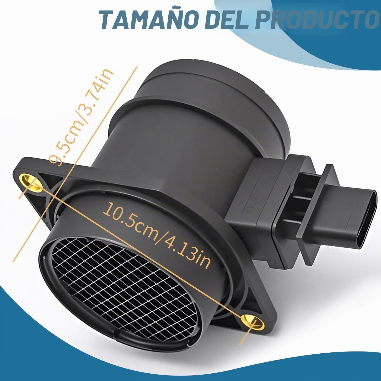 Medidor de flujo de aire masivo para automóvil, sensor MAF, sensor de flujo de aire automotriz, repuesto para HYUNDAI Matrix 1.5 CRDi 04-10 Getz 1.5 CRDi 05-09, sustituye a 28164-2A401