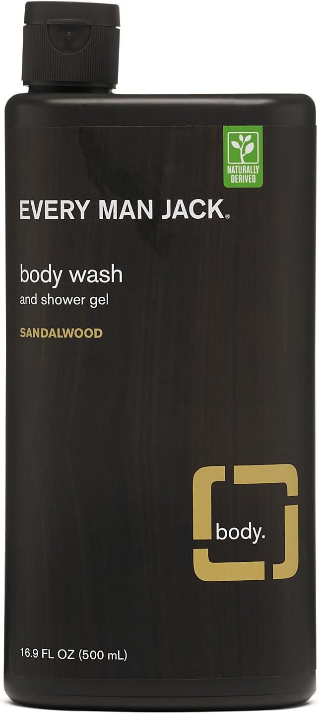 Every Man Jack - ビャクダンがボディ洗浄によっておよびシャワーはゼリー状になる - 16.9ポンド