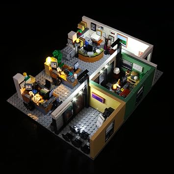 VONADO LED Light Kit Compatible with Lego The Office 21336, DIY Lighting Compatible with The Office Lego Set NO Lego Model,ONLY Lights