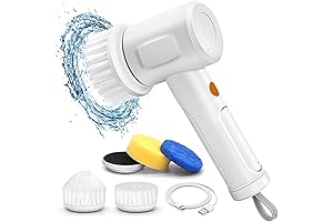 Electric Spin Scrubber Battery Operated - Cordless Cleaning Brush