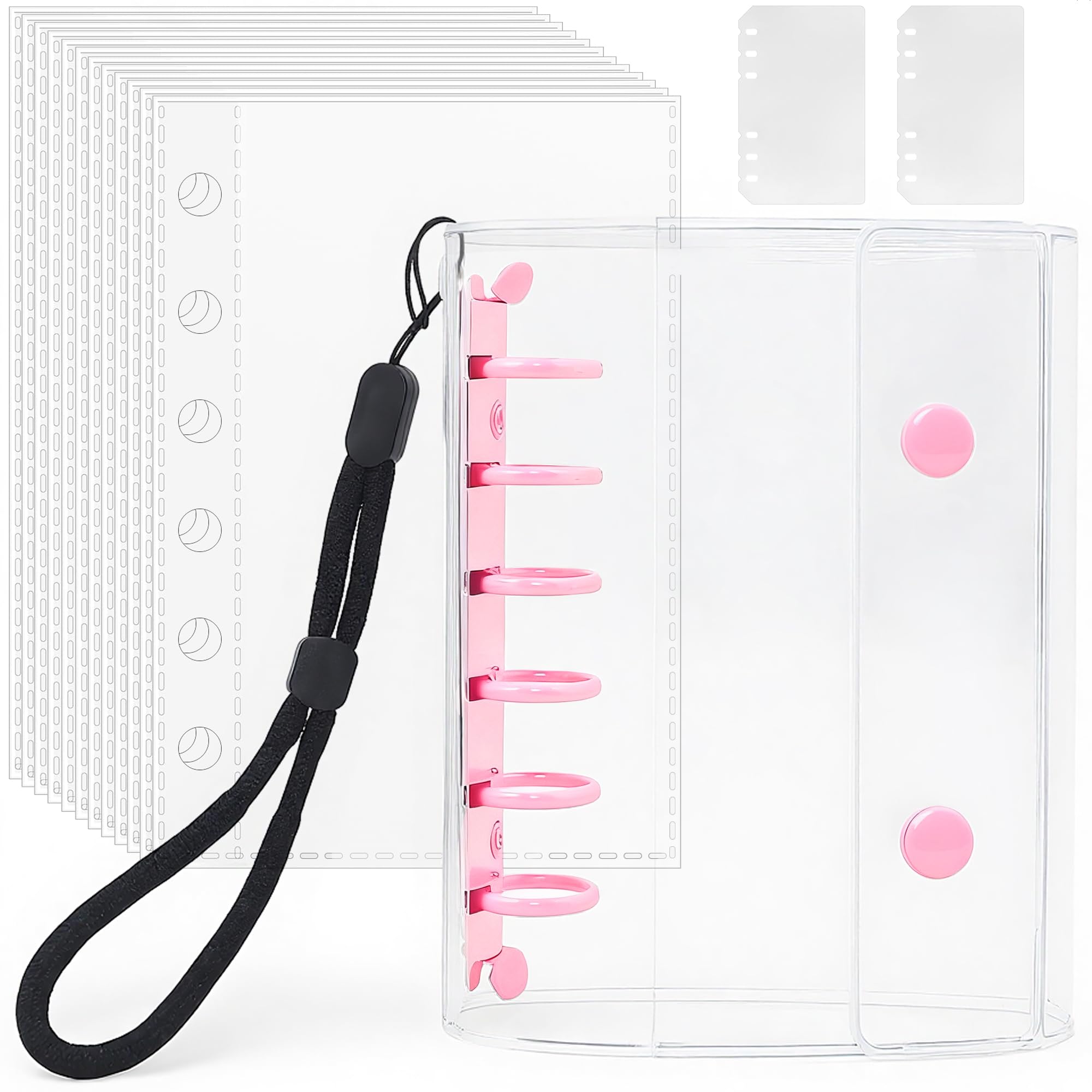 Amazon.co.jp: シール帳 透明 A7サイズ はがせる 女の子 シール