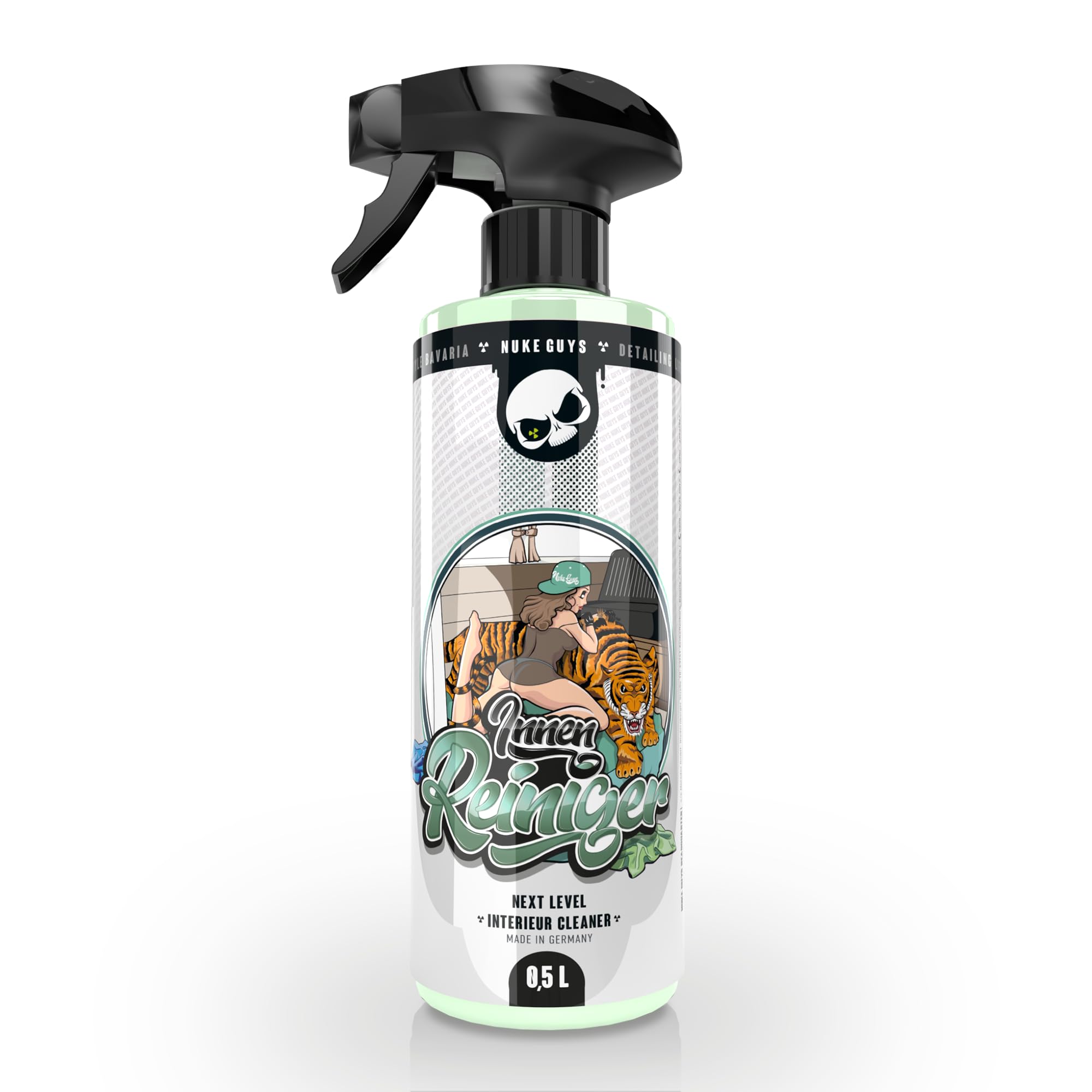 Nuke Guys Auto Innenraumreiniger 500ml | effizienter Innenreiniger für alle Oberflächen im KFZ | gründliche Reinigung von Polster Teppich Textil Kunststoff Leder | Fahrzeug Innenreinigung