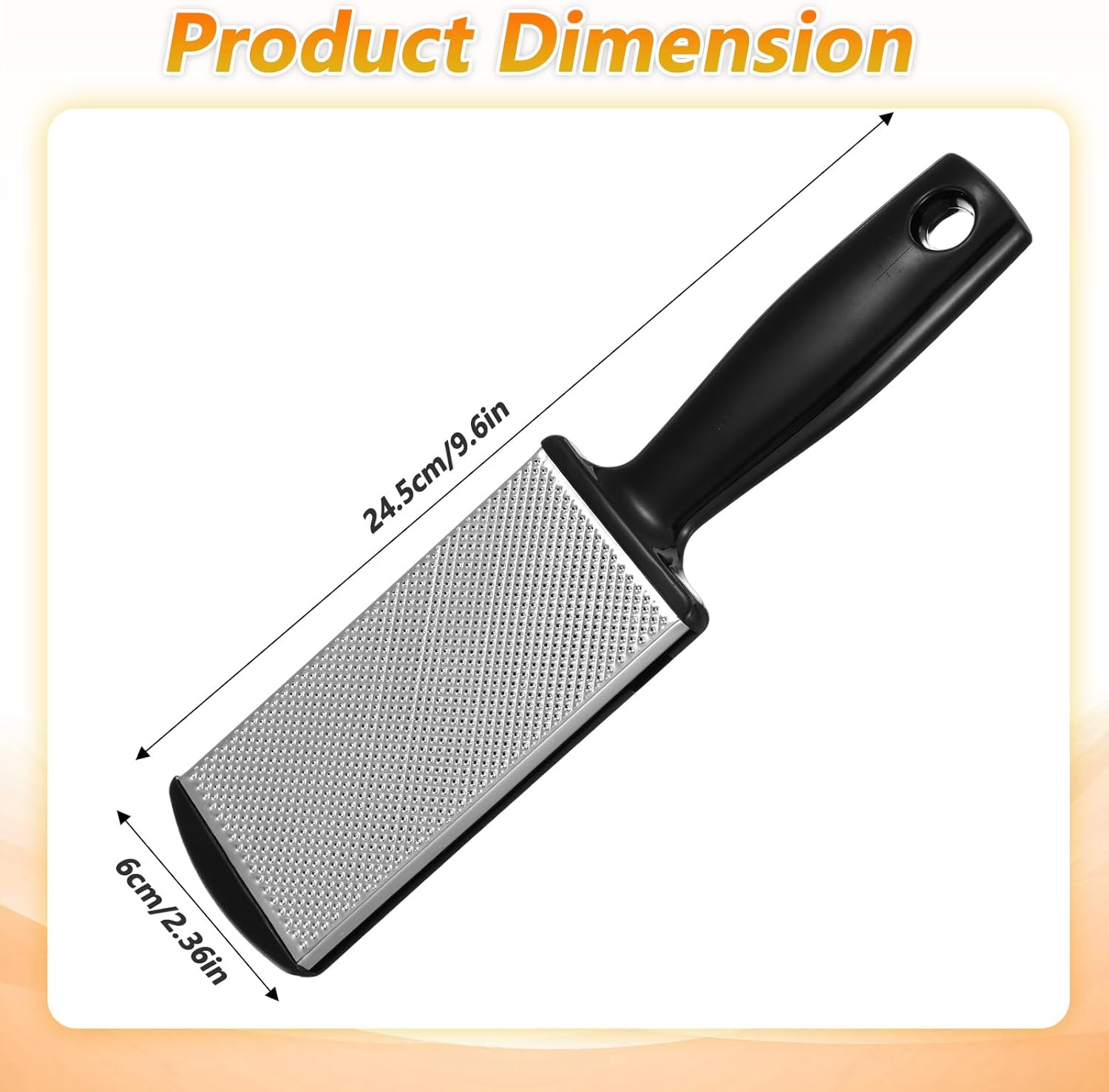 Sibba Foot File Callus Hard Skin Remover Nano Glass Foot File Remover Feet Rasp Pedicure Scrubber Tool Feet Callus Removal for Care Stainless Scraper Cracked Dead Skin Removal