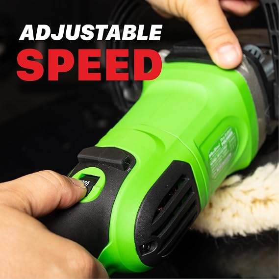 Maxshine M1300 Pro Rotary Polisher 7 1300W Car Buffer with 6-Speed Control, 5/8 Thread Auto Detailing Tool for Cars, Trucks & SUVs, Paint Correction, Swirl & Scratch Removal, Glossy Shine
