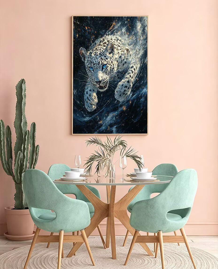 Puzzle 6000 Teile Erwachsene, Der WeißE Tiger Jigsaw Puzzle 6000 Teile, Impossible Klassische Puzzles, Komplex Herausfordernd Puzzles, Familie Aktivität Spiele, Wanddekoration Geschenke BXHZW2-47